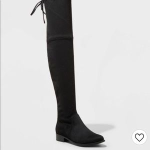 Knee-High Black Boots